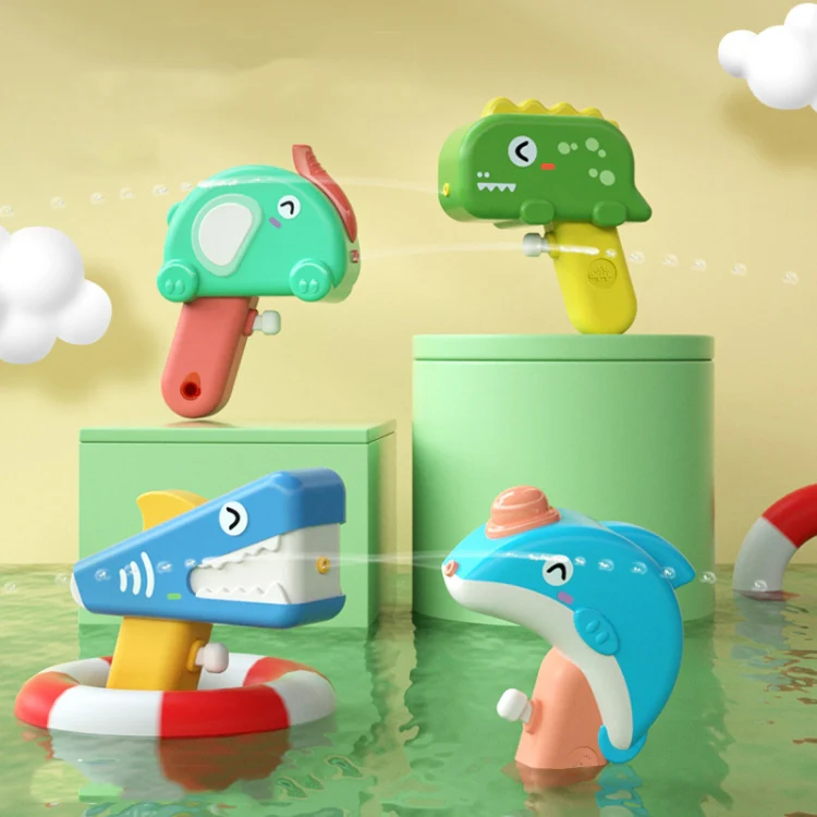 BY-02 Children Outdoor Push-type Water Spray Toys Seaside Beach Summer Water Toys(Dinosaur) - Image 2