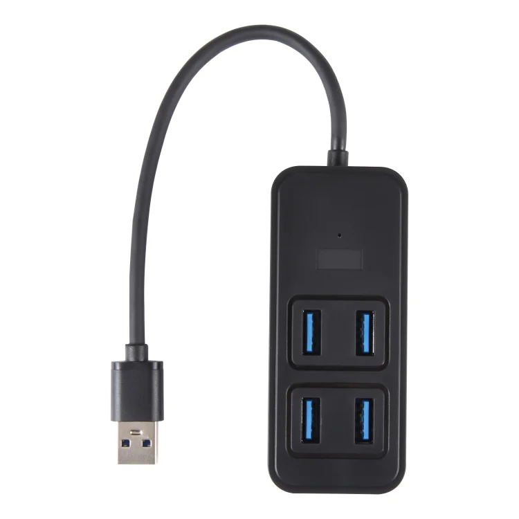 BYL-1901U 5 in 1 USB to USB3.0x4+USB-C / Type-C HUB Adapter - Image 3