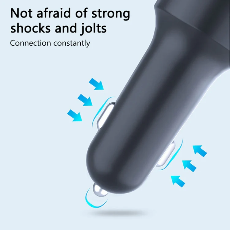 C12 Multifunctional Car Dual USB Charger Bluetooth FM Transmitter with Atmosphere Light - Image 3