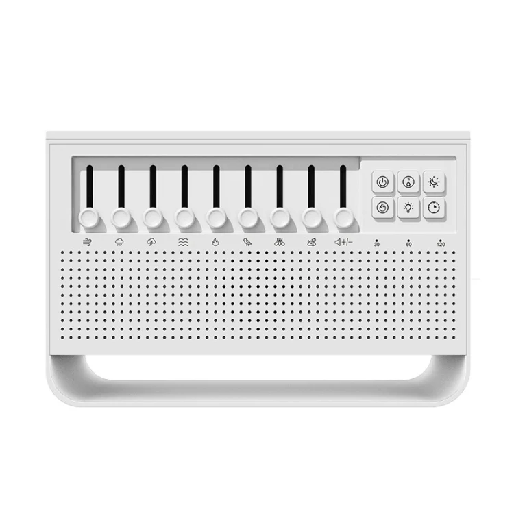 C221 Bluetooth White Noise Flame Aromatherapy Machine Home Desktop Humidifier(English Version)