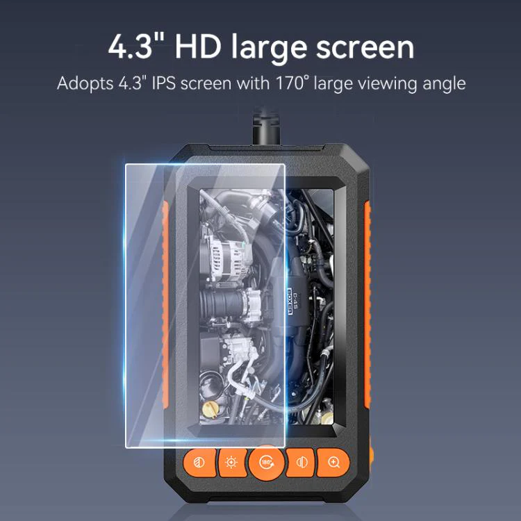 C43 4.3 inch IPS HD Screen 8mm Industry Digital Endoscope, Type:10m Hard Cable Dual-lens - Image 3