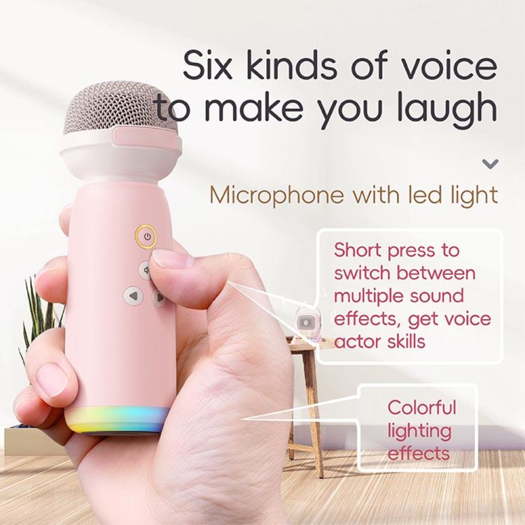 C60 Mini Bluetooth-compatible Karaoke Speaker with Piano Keyboard and Wireless Microphone(Yellow) - Image 8