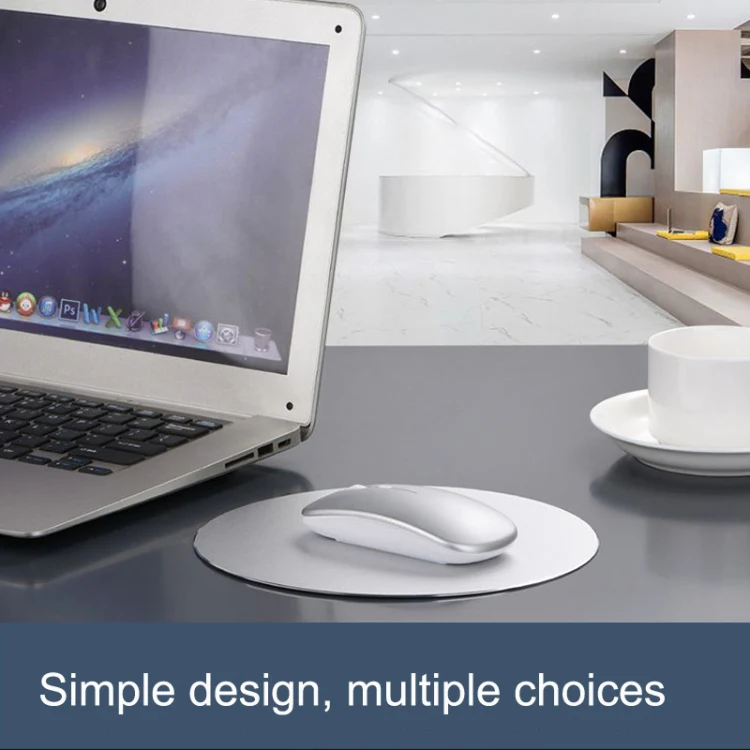 C7002 2400DPI 4 Keys Colorful Luminous Wireless Mouse, Color: 2.4G Silver Gray - Image 5