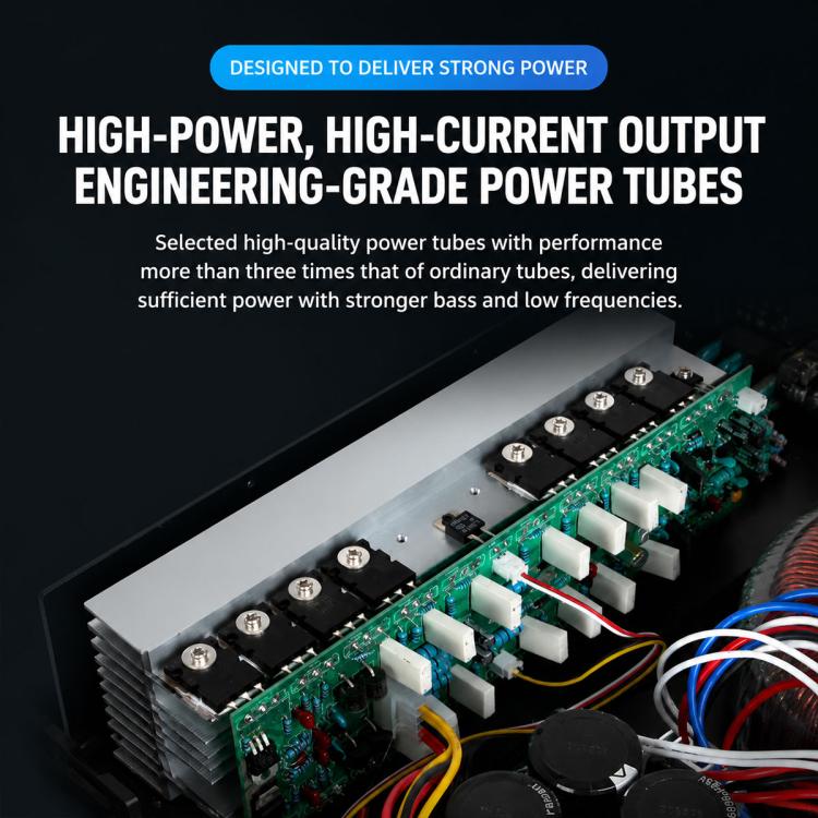 CA12 2000W Stage Dual-Channel Pure Audio Power Amplifier(EU Plug) - Image 12