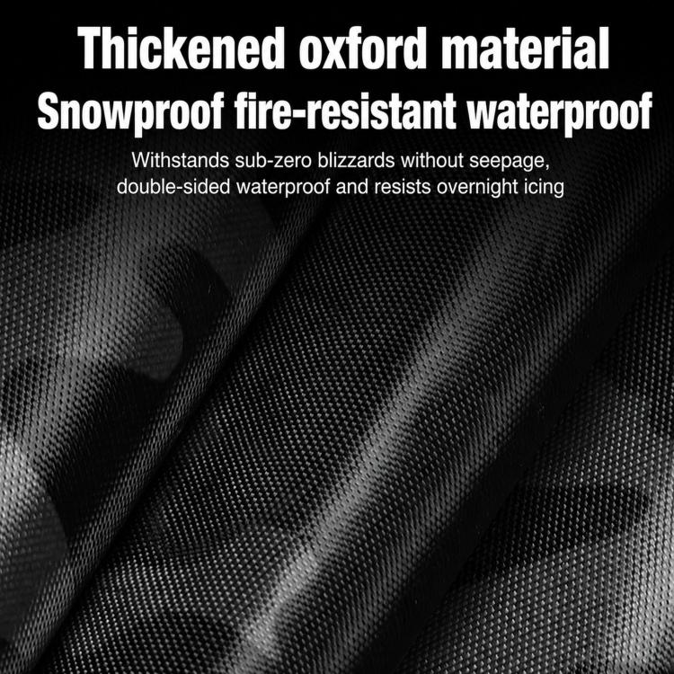 Camouflage Thickened Windproof Car Snow Shield Magnetic Windshield Snow & Sun Cover, Size: Small - Image 5