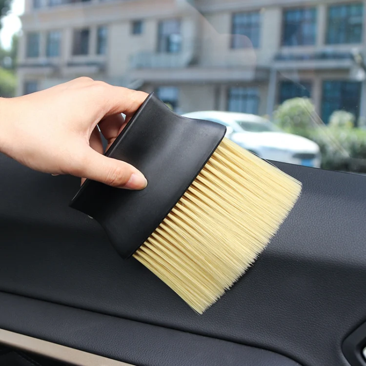 Car Air-Conditioning Air Outlet Dust Removal Cleaning Brush(Black) - Image 6