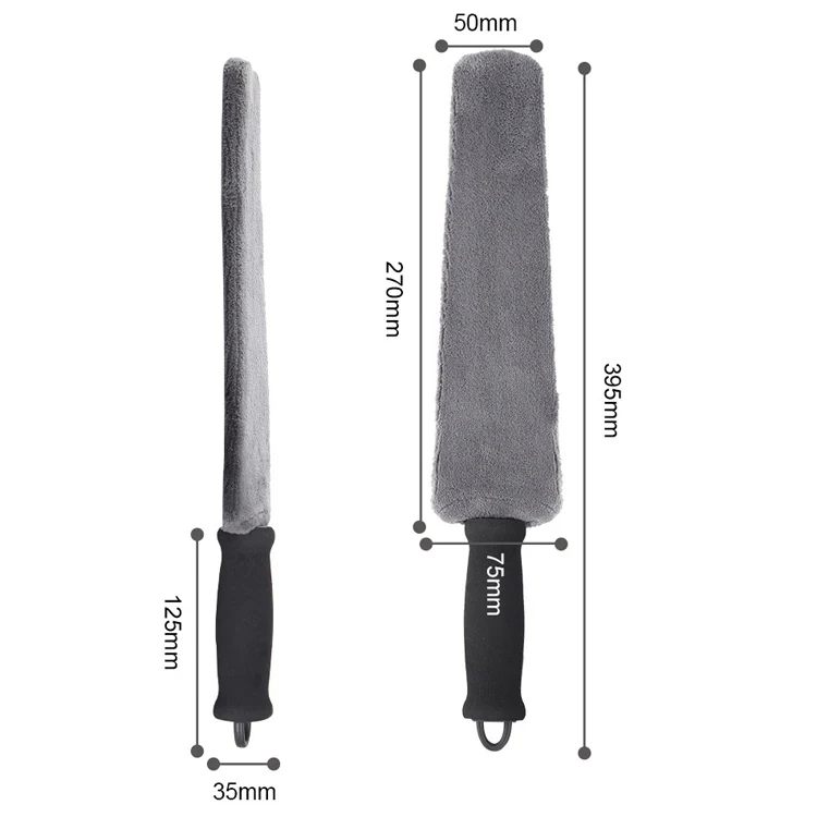 Car Air Outlet Cleaning Brush Interior Cleaning Tool, Style: Ruler Brush+5 PCS Brush - Image 3