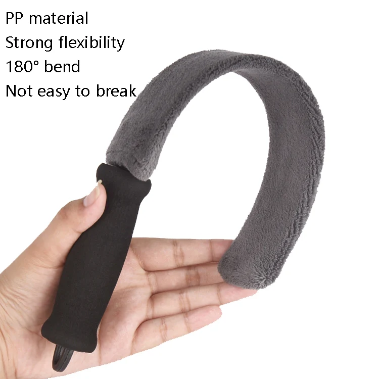 Car Air Outlet Cleaning Brush Interior Cleaning Tool, Style: Ruler Brush+5 PCS Brush - Image 4