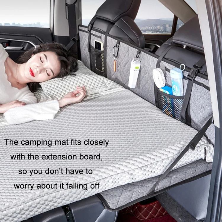 Car Camping Bed Folding Board SUV Rear Row Extension Board For Tesla, Color: Gray - Image 3