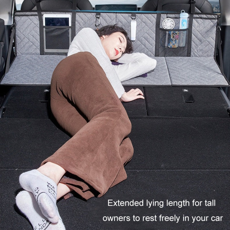 Car Camping Bed Folding Board SUV Rear Row Extension Board For Tesla, Color: Gray - Image 5