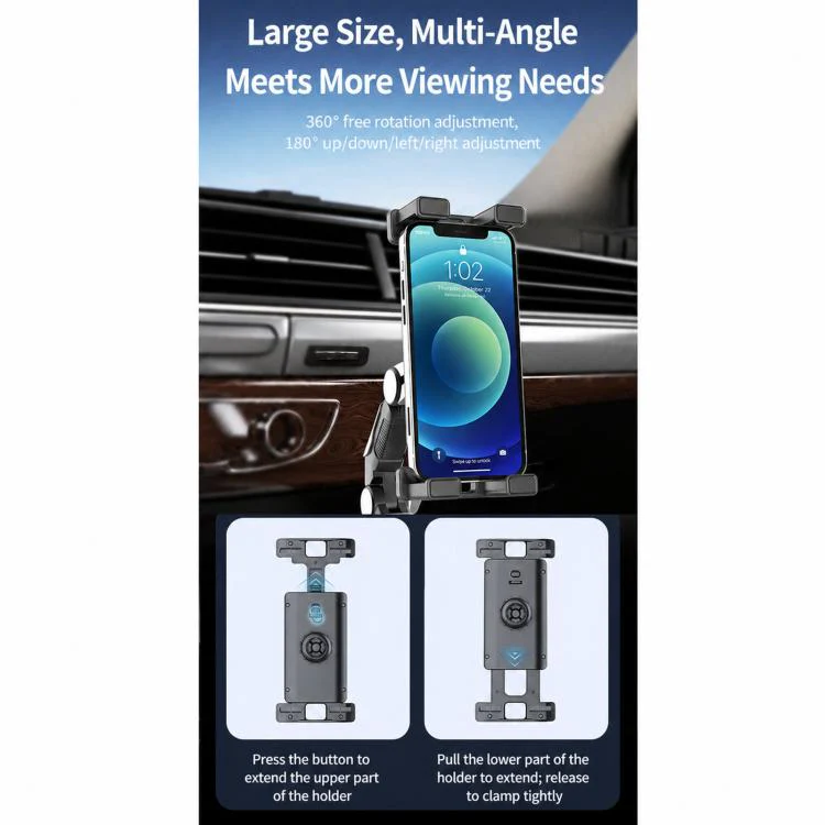 Car Center Console Cup Holder Navigation Phone/Tablet Holder(S258) - Image 6