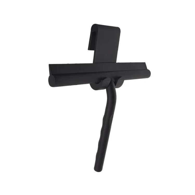Car Glass Silicone Wiper Household Bathroom Manual Cleaning Scraper(Black) - Image 5