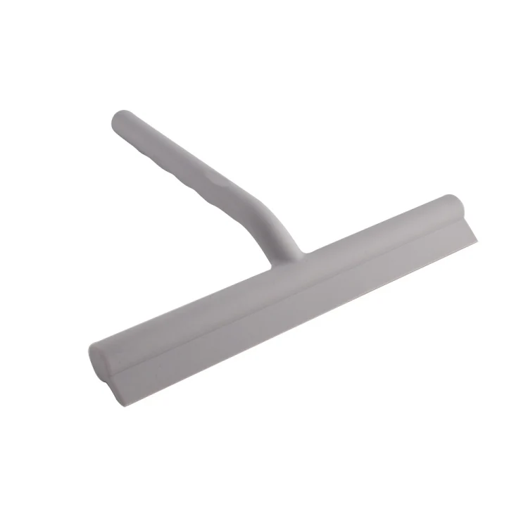 Car Glass Silicone Wiper Household Bathroom Manual Cleaning Scraper(Gray) - Image 2