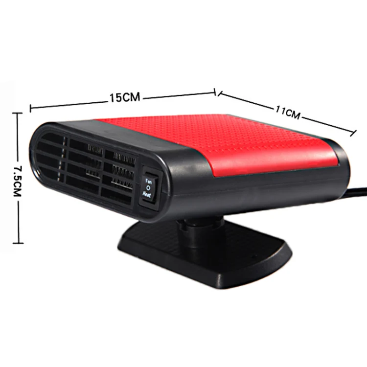 Car Heater Hot Cool Fan Windscreen Window Demister Defroster DC 12V, Purification Version (Red) - Image 3