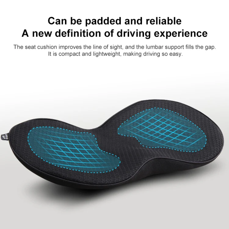 Car mini Seat Cushion Breathable Lumbar Seat Mat (Brown) - Image 4