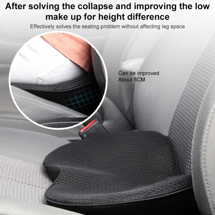 Car mini Seat Cushion Breathable Lumbar Seat Mat (Brown) - Image 6