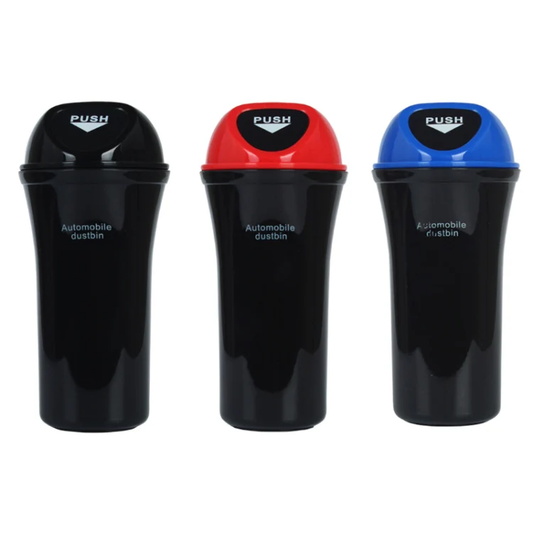 Car Mini Trash Can Multifunctional Interior Storage Box(Sapphire) - Image 2