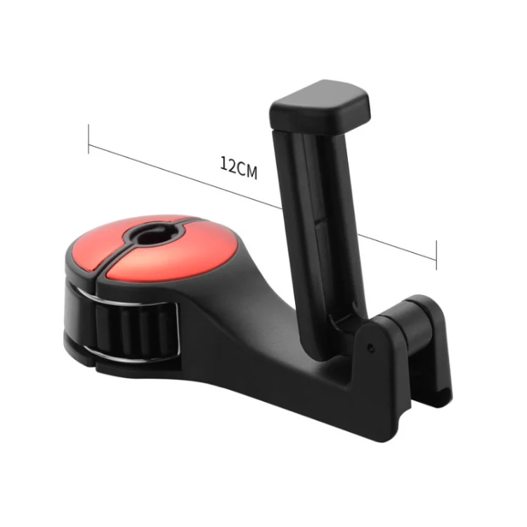 Car Multifunctional Rear Headrest Mobile Phone Hook(Second Generation Silver) - Image 3