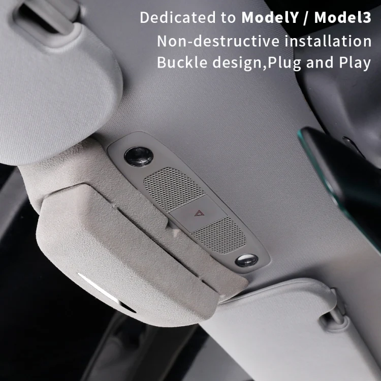 Car Ordinary Version Sunglasses Storage Box for Tesla Model 3 2019-2023 - Image 5