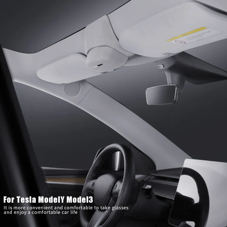 Car Ordinary Version Sunglasses Storage Box for Tesla Model Y 2019-2023 - Image 4