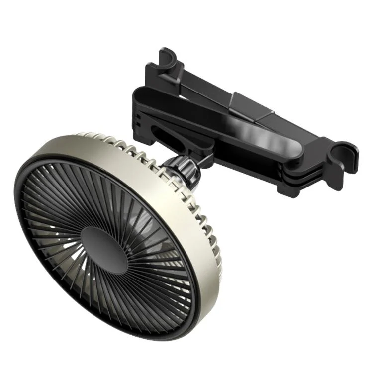 Car Rear Headrest Silent Three-speed Adjustable Cooling Fan(Black Plug-in) - Image 2