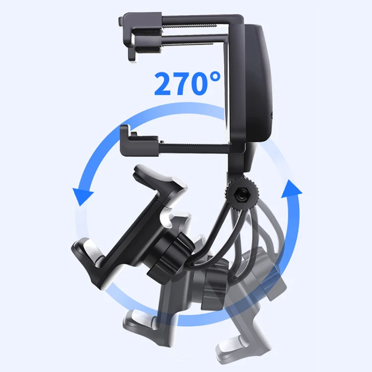 Car Rearview Mirror Mobile Phone Bracket Navigation Recorder Rotating Holder - Image 3