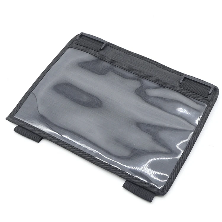 Car Seat Back Waterproof Transparent Tablet Storage Bag(Black) - Image 2