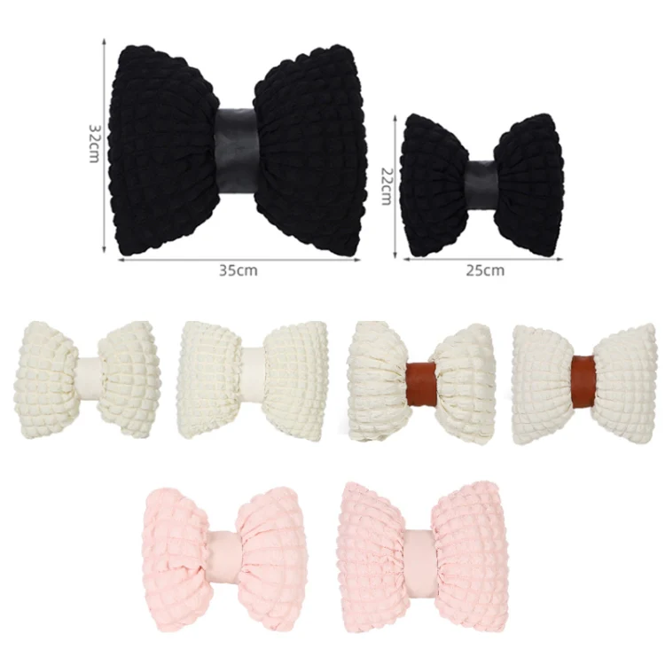 Car Seat Breathable And Comfortable Puff Pillow Upholstery, Color: Lumbar Pillow Black - Image 2