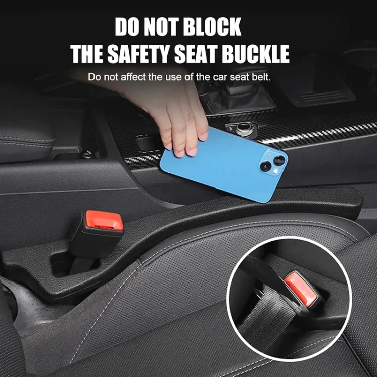 Car Seat Gap Bar Car Interior Armrest Box Gap Leak-proof Filler (Grey) - Image 8