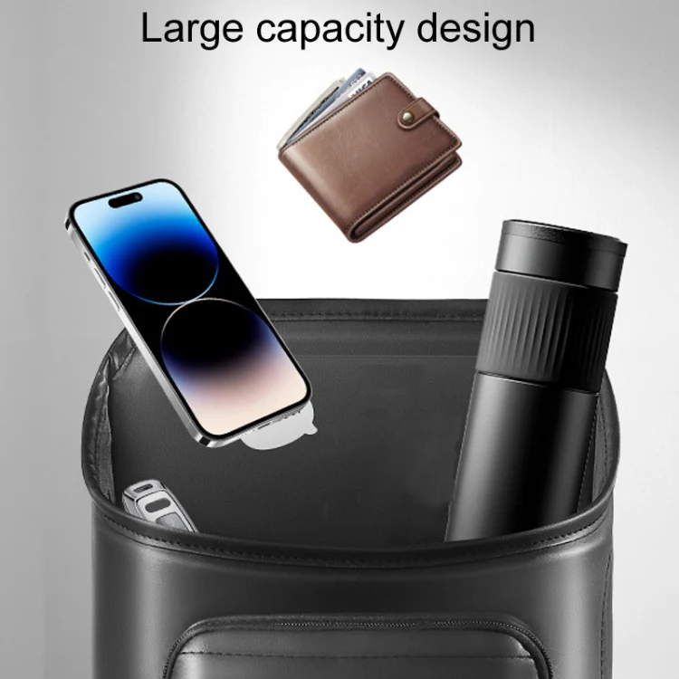 Car Seatback Storage Hanging Bag Vehicle Multifunctional Storing Tissue Box, Style: No Built-In Bucket - Image 6