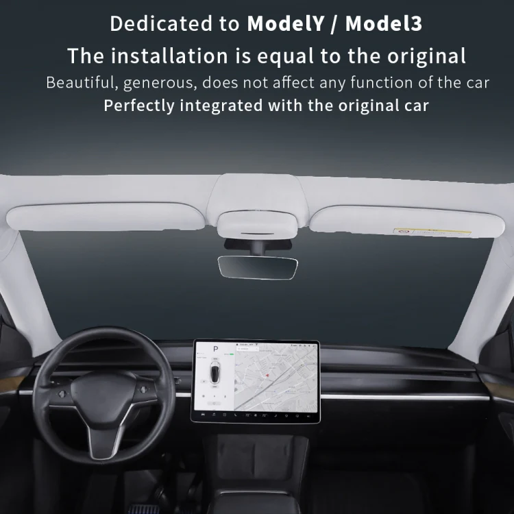Car Suede Wrap Version Sunglasses Storage Box for Tesla Model Y 2019-2023 - Image 6