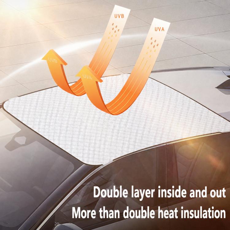 Car Sunroof Snow Protection Cover Clamp-On Roof Sun & Heat Insulation Cover, Size: 150 x 115cm - Image 6