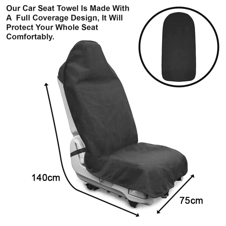 Car Universal Waterproof Anti-skid Seat Cover (Black) - Image 2