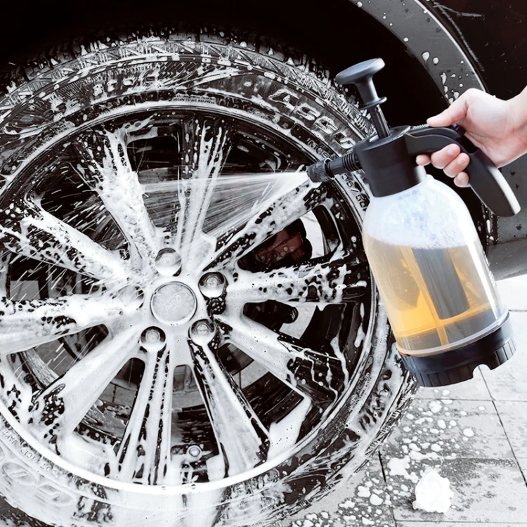 Car Wash Foam Watering Can Household Hand-held Spray Gardening Air Pressure Sprayer(2L) - Image 7