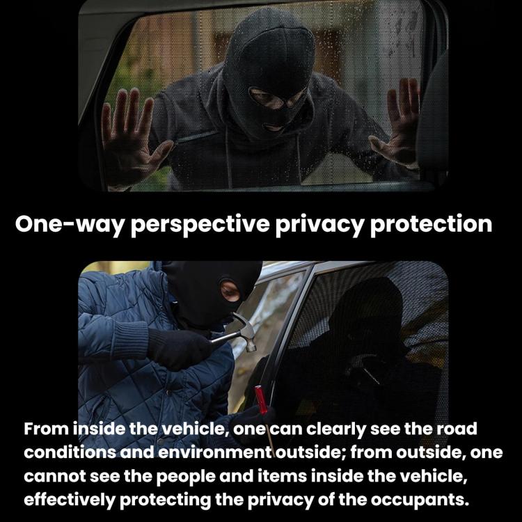Car Window Sunshade Mosquito Curtain Mesh Fabric Auto Window Sun Block Cover, Spec: Car Rear Window - Image 9