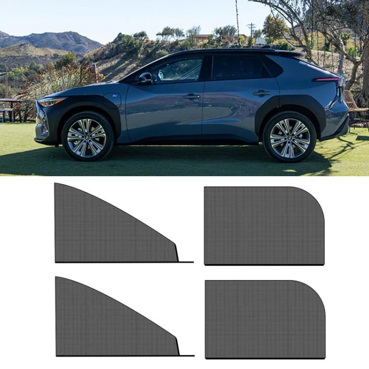 Car Window Sunshade Mosquito Curtain Mesh Fabric Auto Window Sun Block Cover, Spec: SUV 2pcs Front Window + 2pcs Rear Window
