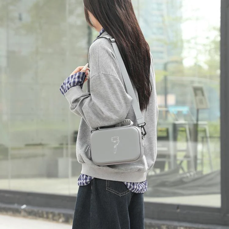 Carrying Case For DJI Osmo Mobile 8/7/7P Gimbal Stabilizer Portable Shoulder Bag Crossbody Handbag(Gray) - Image 2