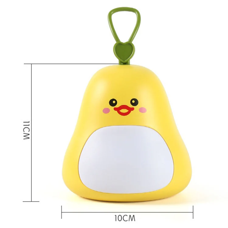 Cartoon LED Portable Night Light USB Rechargeable Plug-in Bedroom Bedside Lamp(Pink) - Image 3
