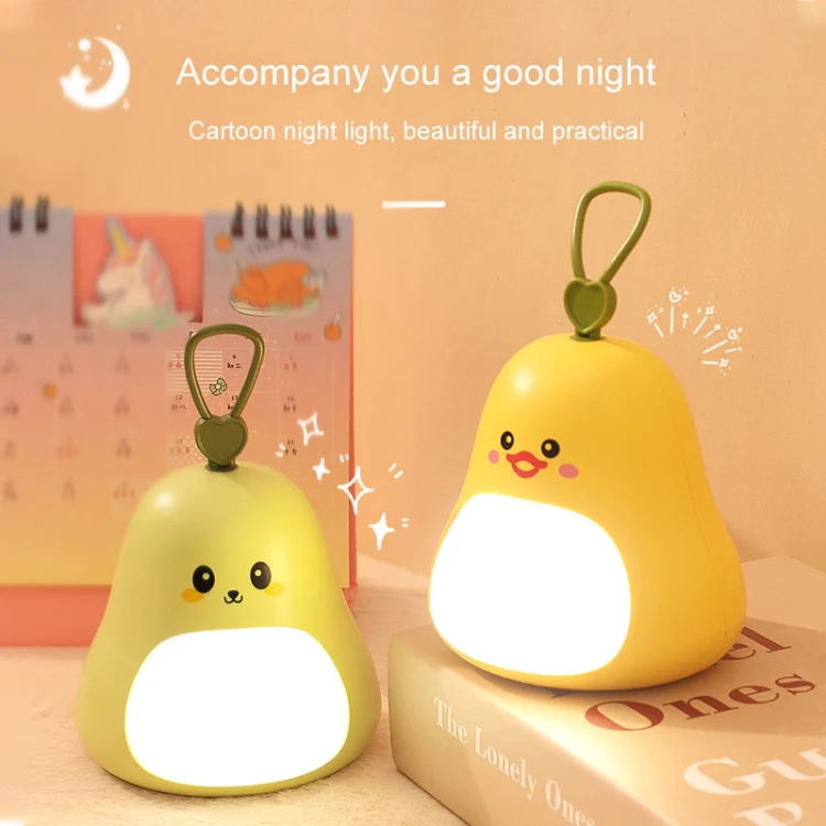Cartoon LED Portable Night Light USB Rechargeable Plug-in Bedroom Bedside Lamp(Pink) - Image 6
