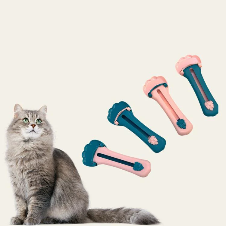 Cat Feeder Claw Cat Snacks Scoop(Blue) - Image 2