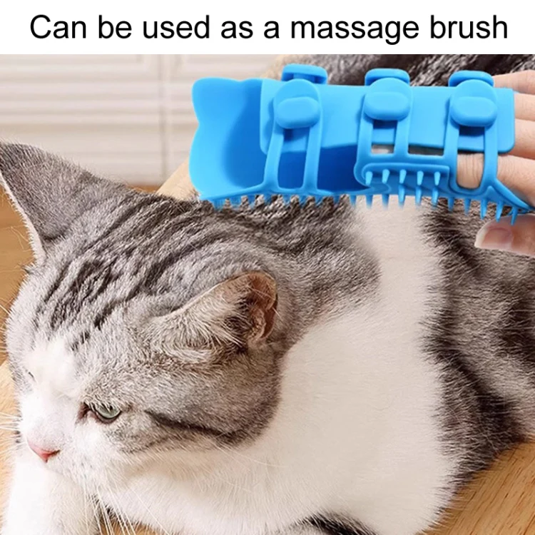 Cats Corner Self-Exciting Scratcher Pet Massage Brush Toys(Purple) - Image 5