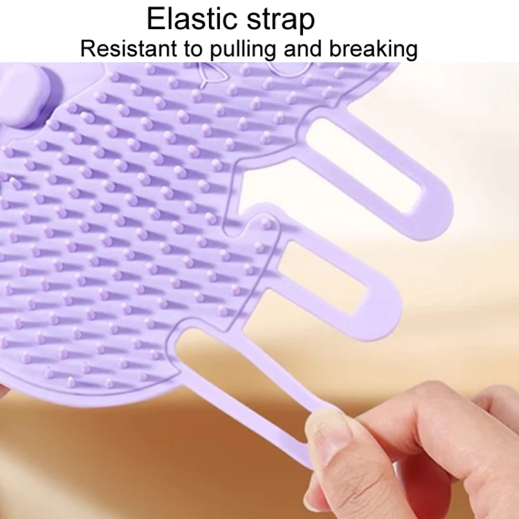 Cats Corner Self-Exciting Scratcher Pet Massage Brush Toys(Purple) - Image 7