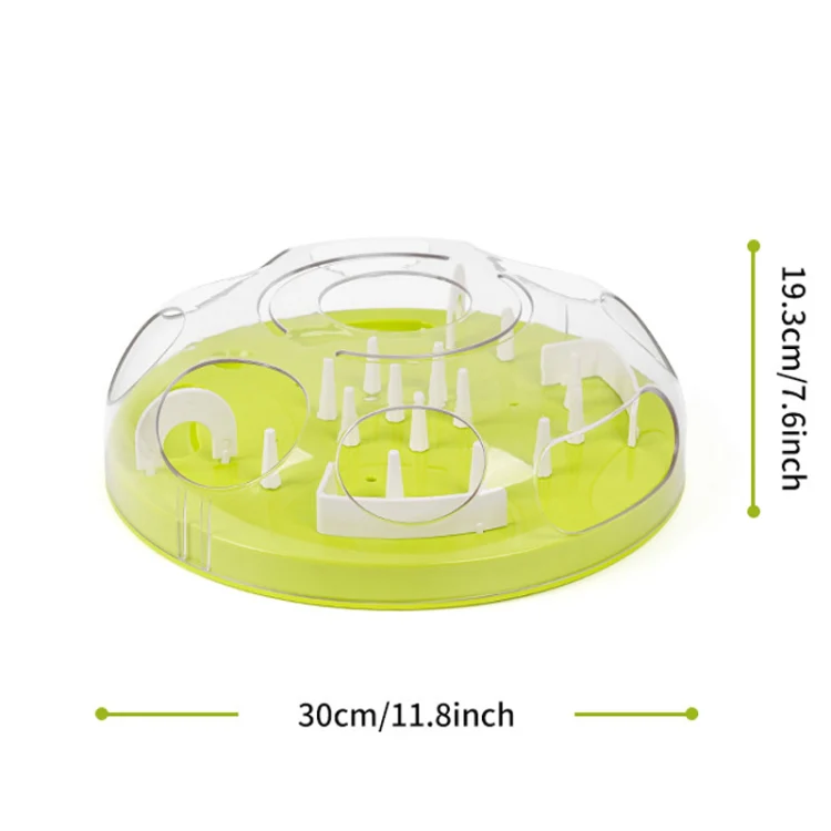 Cats Maze Food Throwing Interactive Toy Pet Energy Depletion Anti-Choking Eating Utensils(Blue) - Image 3