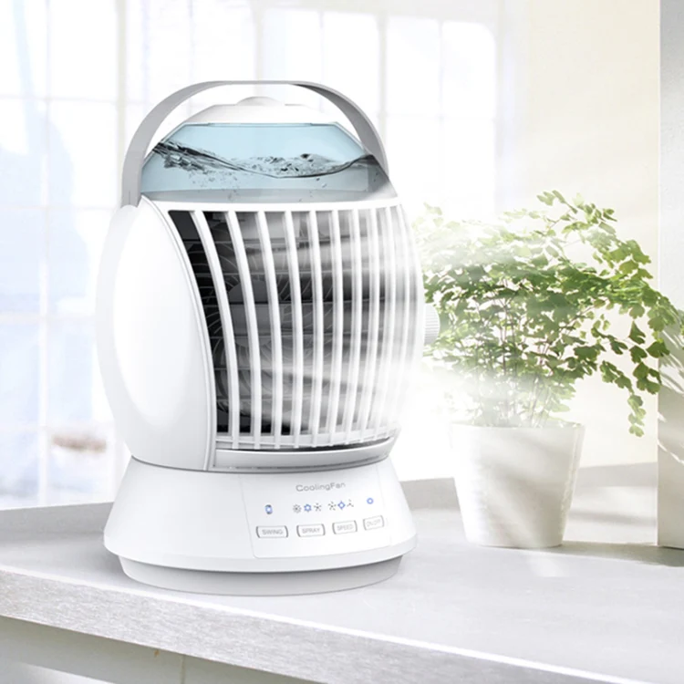 CF-009 USB Touch Spray Humidification Air Conditioning Fan Desktop Office Air Cooler(White) - Image 10