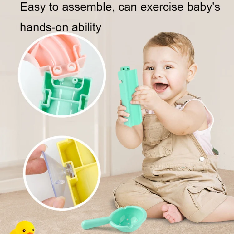 Children Bath Building Blocks Slide Water Toys, Spec: 44-pieces - Image 5