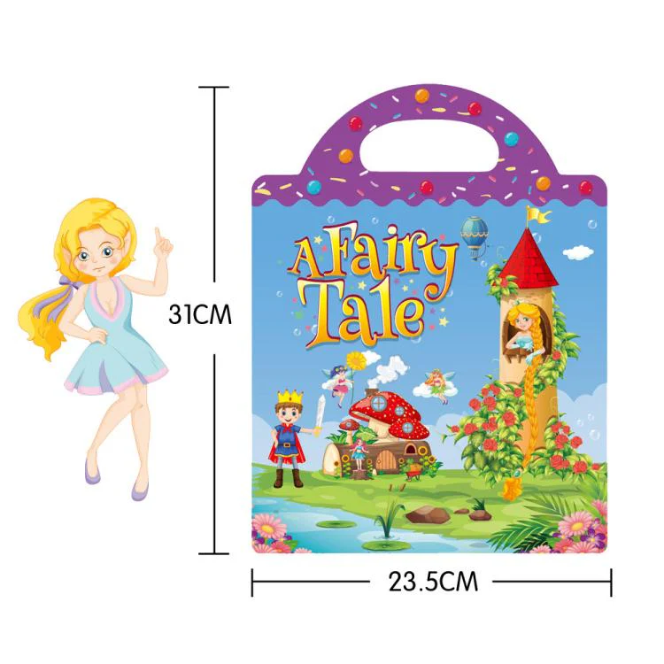 Children Early Education DIY Waterproof Reusable Stickers, Type:Horizontal Animal T31 - Image 2