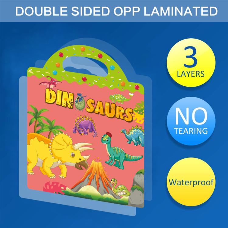 Children Early Education DIY Waterproof Reusable Stickers, Type:Kitchen T19 - Image 11