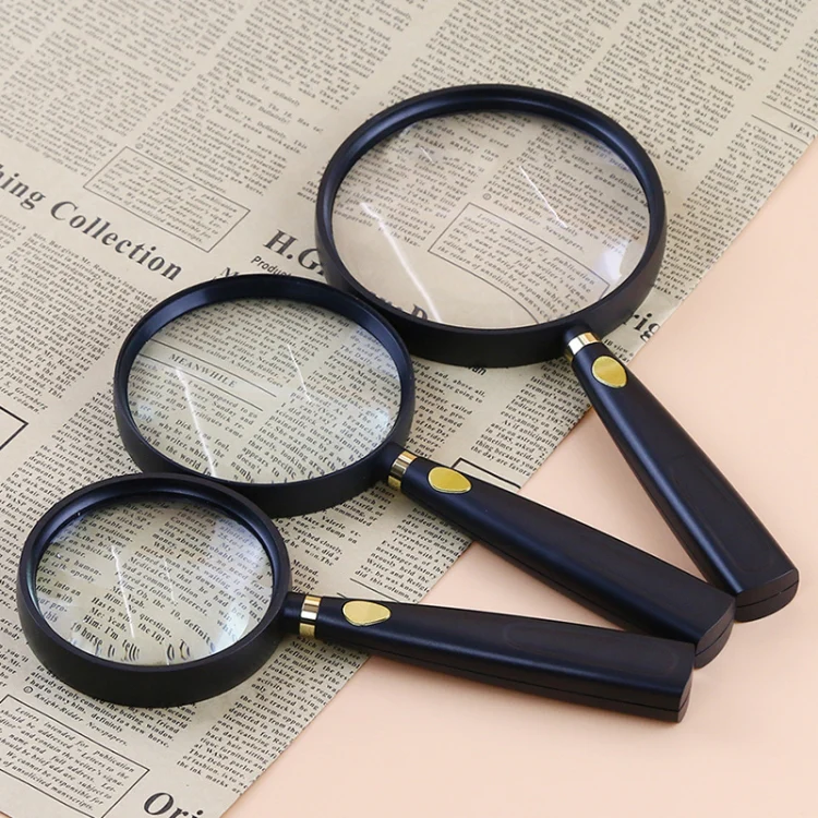 Children Science Education Elderly Reading Hand-Held Magnifying Glass, Specification: 110mm - Image 7
