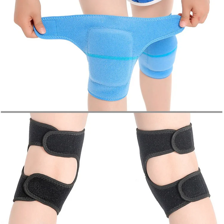 Children Sponge Thickened Knee Pads Sports Dancing Anti-Fall Protective Gear, Specification: S (Sky Blue) - Image 5