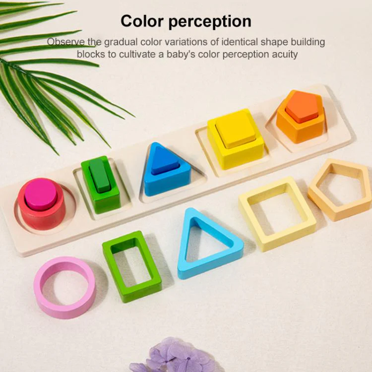 Children Wooden Magnetic Fishing Game Early Education Shape Matching Toys, Type:5 Shape - Image 4